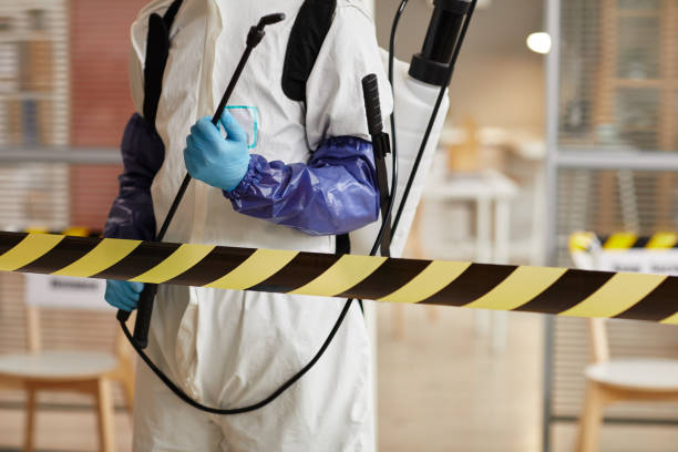 Professional Biohazard technician working in Cascade, ID